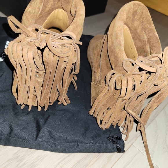 Saint Laurent Nino Frange Bootie Size 35 EU / 5 US - Picture 3 of 6